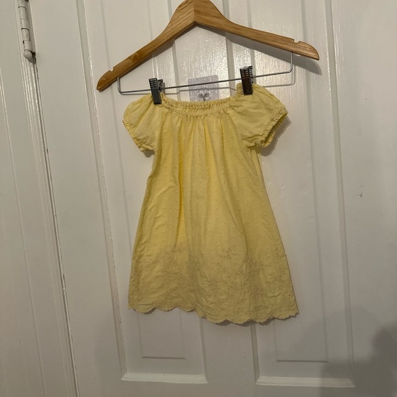 Vintage kids yellow dress and pantaloon set size approx 18-24 months - Picture 1 of 3